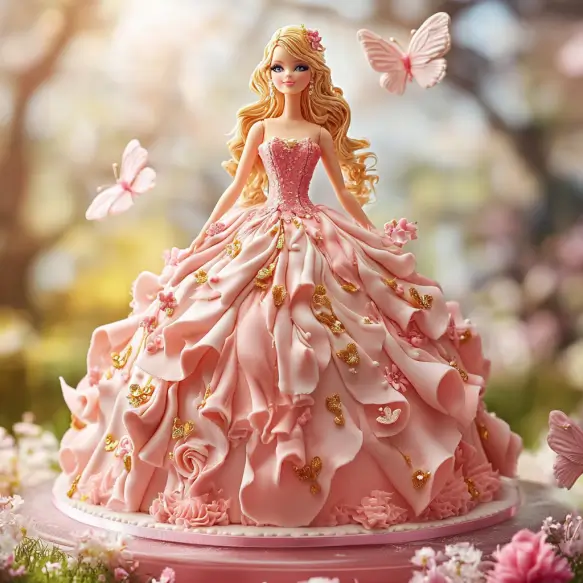 barbie cake