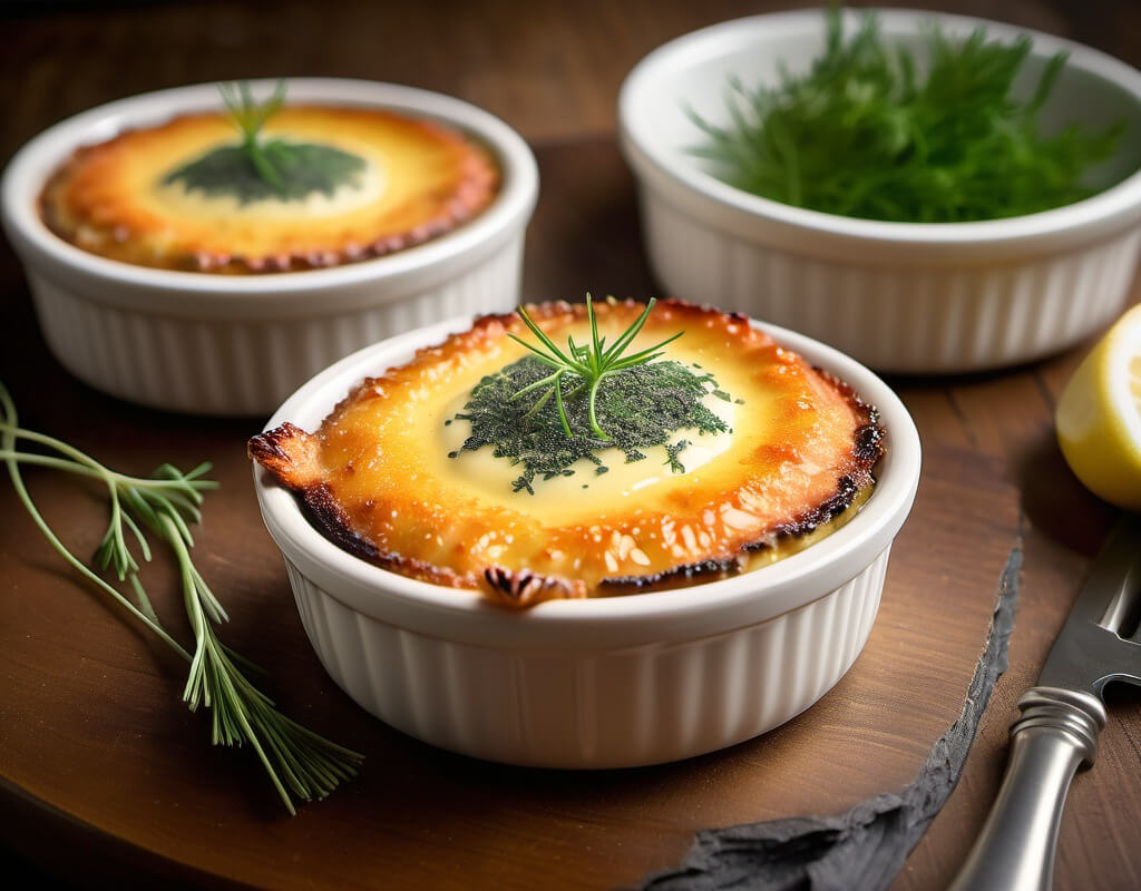 Gourmet Crab Brulee Recipe