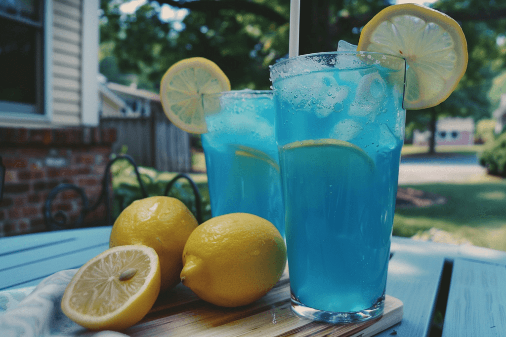 blue raspberry lemonade