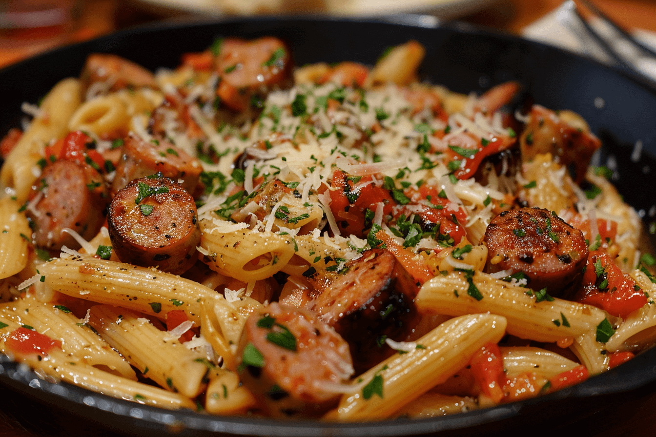 cajun sausage pasta