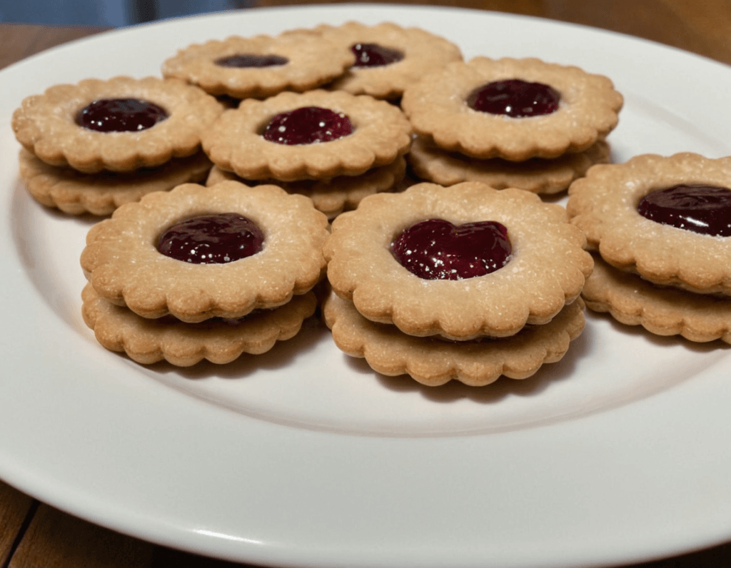 linzer tart cookies