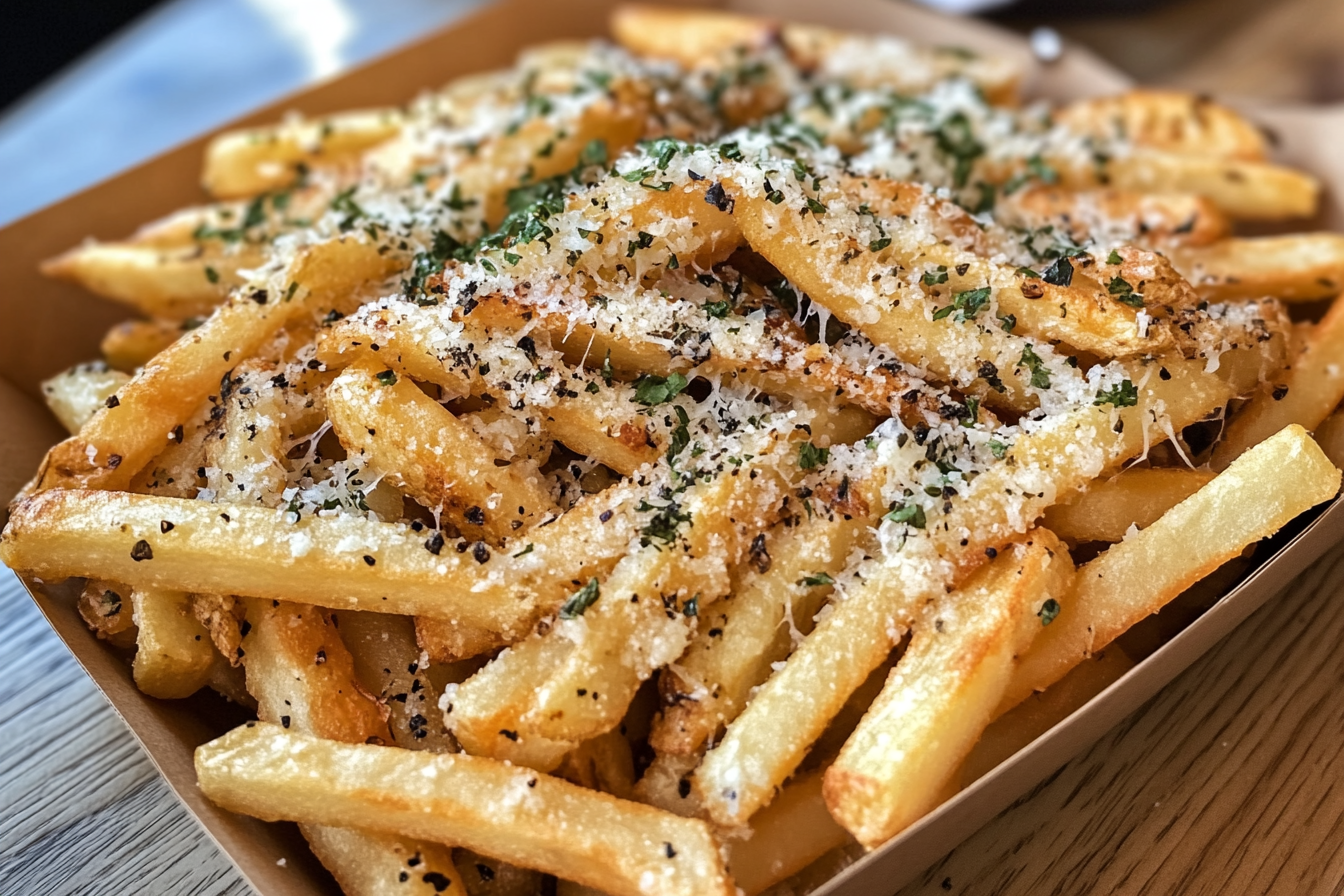 parmesan and truffle fries