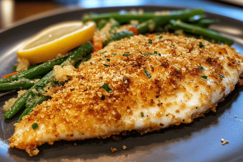 parmesan crusted tilapia