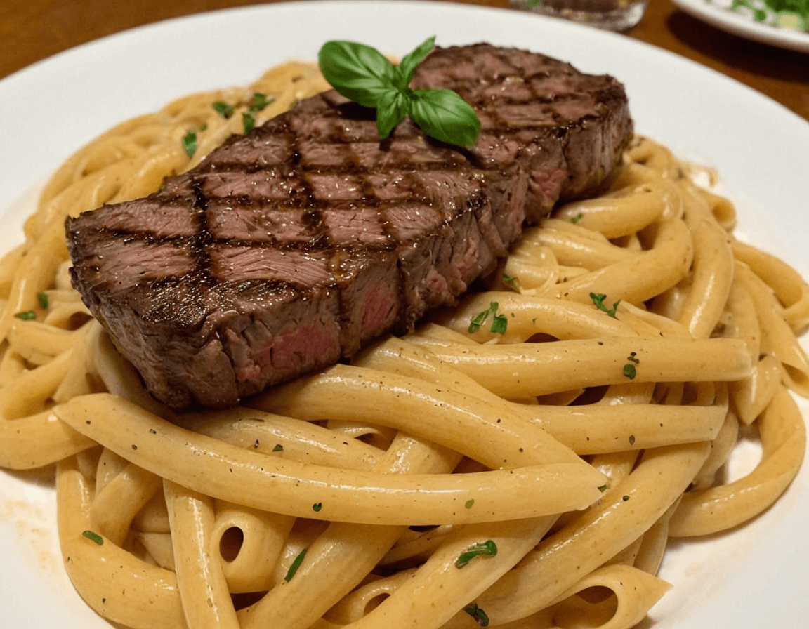 steak pasta